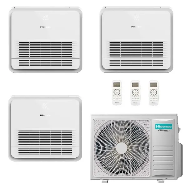 Climatizzatore Hisense Trial Split 12+12+12 Console 4AMW105U4RAA