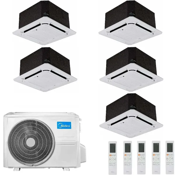 Midea Penta Split 9+9+9+9+18 Btu 4 vie 60x60 M5OE-42HFN8-Q