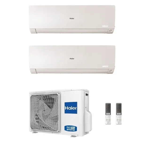 Condizionatore Haier Dual Split 7+12 Flexis Plus Bianco 2U40S2SM1FA