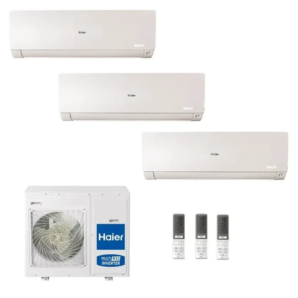 Condizionatore Haier Trial Split 7+9+12 Flexis Plus Bianco 4U75S2SR5FA