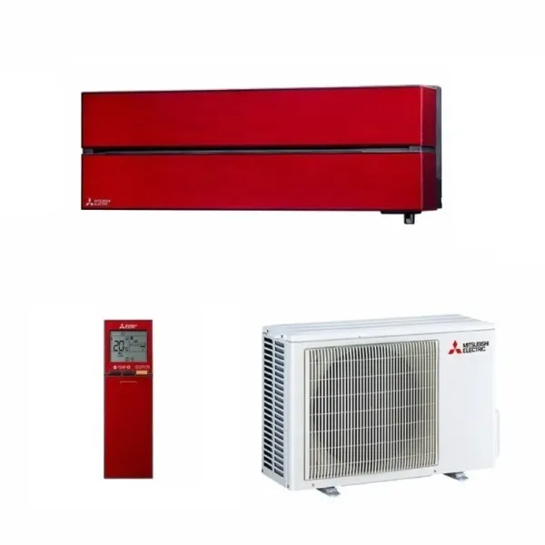 Mitsubishi Mono Split 9000 Btu MSZ-LN25VG2R MUZ-LN25VG2 Rosso Rubino