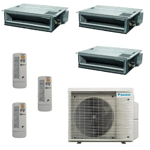 Condizionatore Daikin Trial Split 9+9+9 FDXM-F9 BRC4C65 3MXM68A9